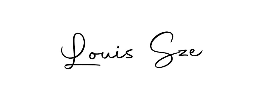 if you are searching for the best signature style for your name Louis Sze. so please give up your signature search. here we have designed multiple signature styles  using Autography-DOLnW. Louis Sze signature style 10 images and pictures png