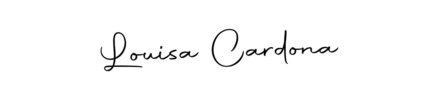 Design your own signature with our free online signature maker. With this signature software, you can create a handwritten (Autography-DOLnW) signature for name Louisa Cardona. Louisa Cardona signature style 10 images and pictures png