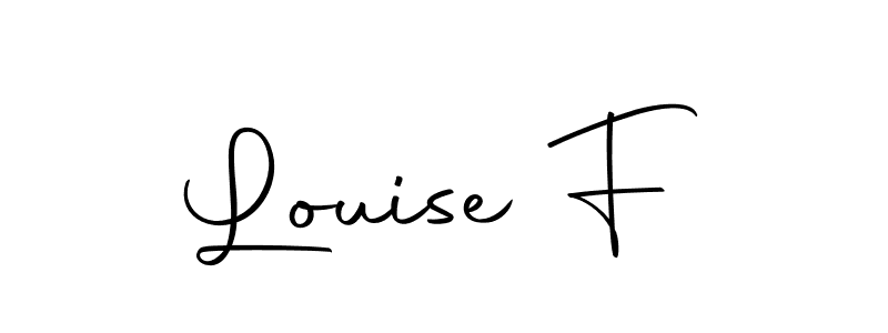 The best way (Autography-DOLnW) to make a short signature is to pick only two or three words in your name. The name Louise F include a total of six letters. For converting this name. Louise F signature style 10 images and pictures png