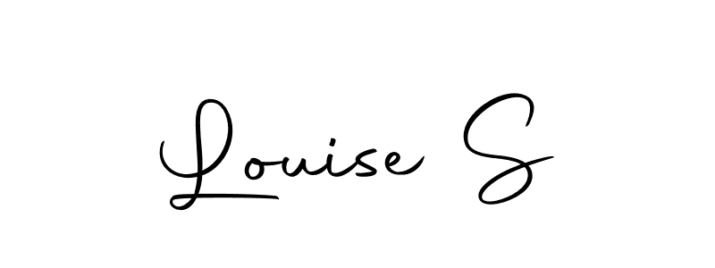Also we have Louise S name is the best signature style. Create professional handwritten signature collection using Autography-DOLnW autograph style. Louise S signature style 10 images and pictures png