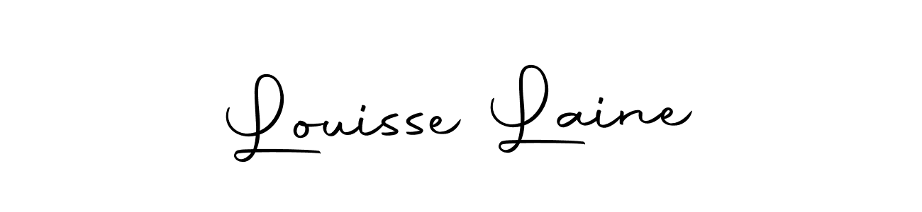 Use a signature maker to create a handwritten signature online. With this signature software, you can design (Autography-DOLnW) your own signature for name Louisse Laine. Louisse Laine signature style 10 images and pictures png