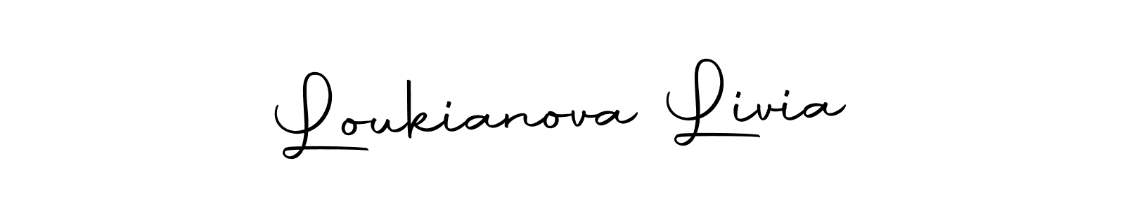 How to Draw Loukianova Livia signature style? Autography-DOLnW is a latest design signature styles for name Loukianova Livia. Loukianova Livia signature style 10 images and pictures png