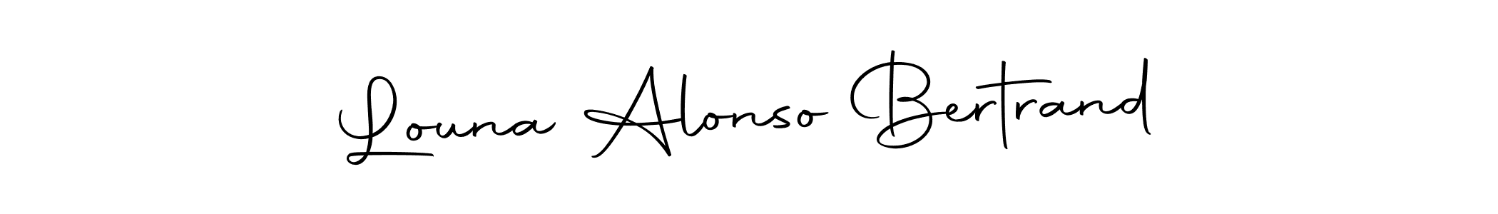 Also You can easily find your signature by using the search form. We will create Louna Alonso Bertrand name handwritten signature images for you free of cost using Autography-DOLnW sign style. Louna Alonso Bertrand signature style 10 images and pictures png