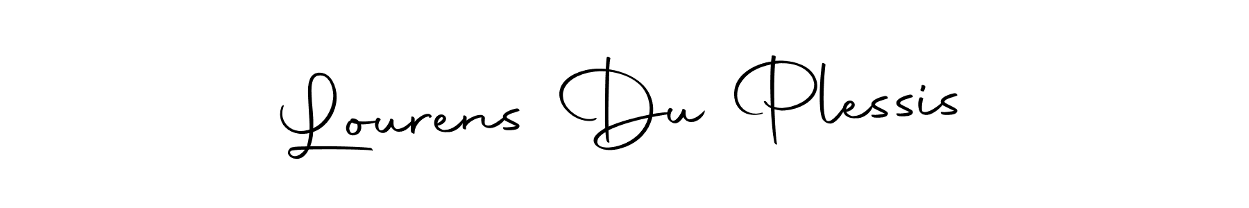 Also we have Lourens Du Plessis name is the best signature style. Create professional handwritten signature collection using Autography-DOLnW autograph style. Lourens Du Plessis signature style 10 images and pictures png