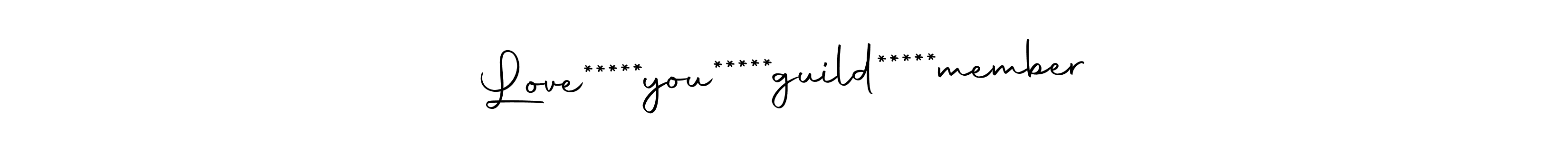 How to Draw Love*****you*****guild*****member signature style? Autography-DOLnW is a latest design signature styles for name Love*****you*****guild*****member. Love*****you*****guild*****member signature style 10 images and pictures png