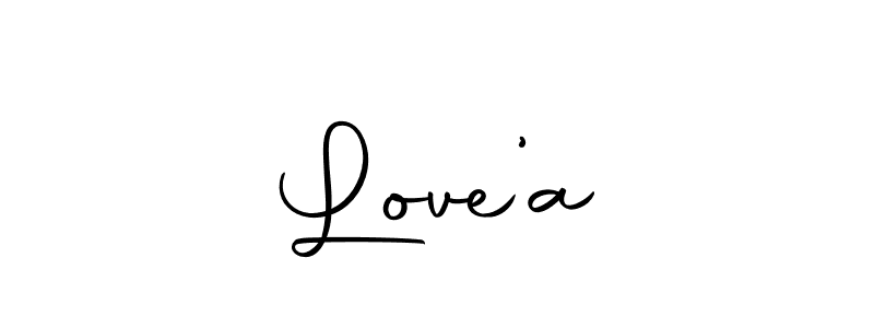 Also we have Love’a name is the best signature style. Create professional handwritten signature collection using Autography-DOLnW autograph style. Love’a signature style 10 images and pictures png