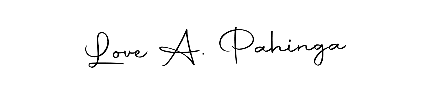 How to Draw Love A. Pahinga signature style? Autography-DOLnW is a latest design signature styles for name Love A. Pahinga. Love A. Pahinga signature style 10 images and pictures png