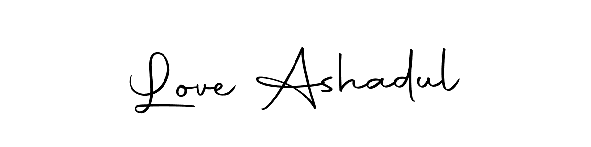 Use a signature maker to create a handwritten signature online. With this signature software, you can design (Autography-DOLnW) your own signature for name Love Ashadul. Love Ashadul signature style 10 images and pictures png