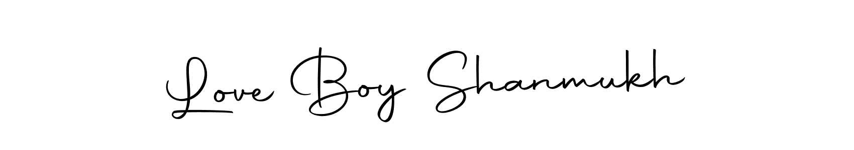 This is the best signature style for the Love Boy Shanmukh name. Also you like these signature font (Autography-DOLnW). Mix name signature. Love Boy Shanmukh signature style 10 images and pictures png