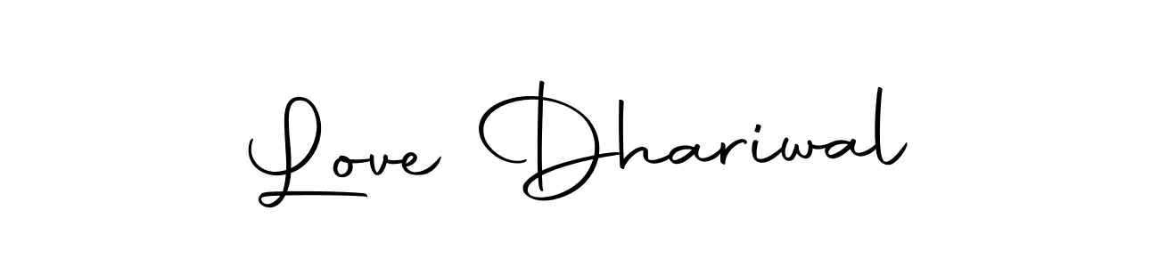 Make a beautiful signature design for name Love Dhariwal. With this signature (Autography-DOLnW) style, you can create a handwritten signature for free. Love Dhariwal signature style 10 images and pictures png