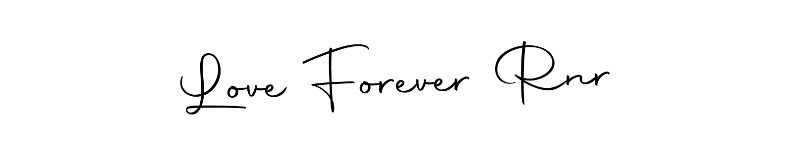 Use a signature maker to create a handwritten signature online. With this signature software, you can design (Autography-DOLnW) your own signature for name Love Forever Rnr. Love Forever Rnr signature style 10 images and pictures png