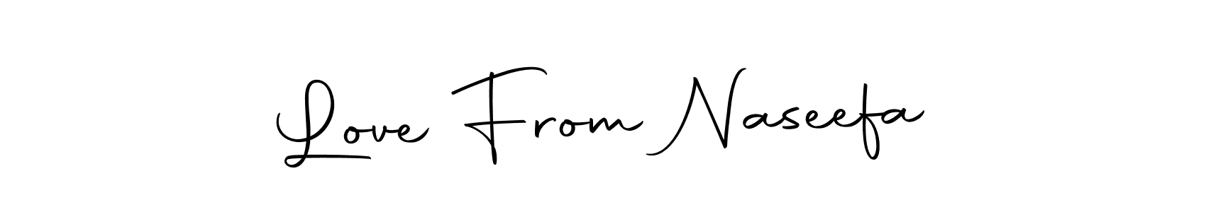 The best way (Autography-DOLnW) to make a short signature is to pick only two or three words in your name. The name Love From Naseefa include a total of six letters. For converting this name. Love From Naseefa signature style 10 images and pictures png