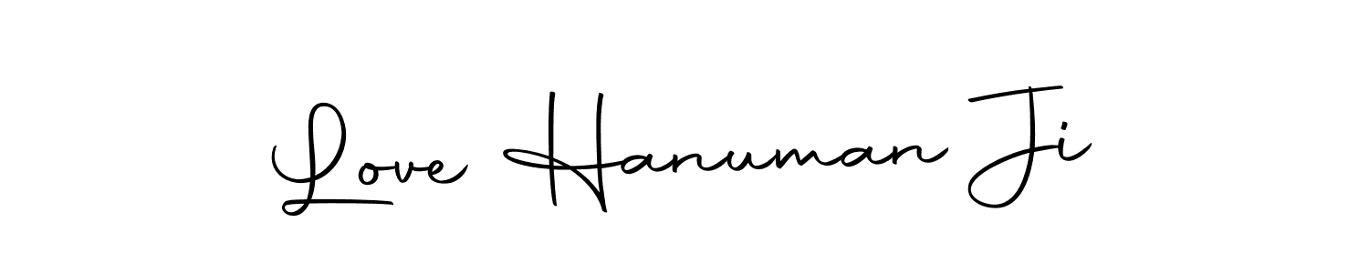 Make a beautiful signature design for name Love Hanuman Ji. With this signature (Autography-DOLnW) style, you can create a handwritten signature for free. Love Hanuman Ji signature style 10 images and pictures png