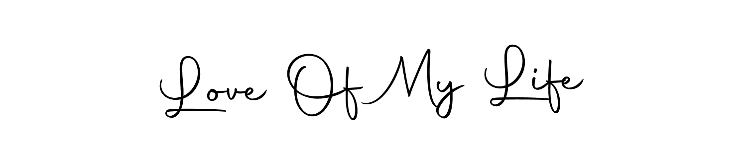 Design your own signature with our free online signature maker. With this signature software, you can create a handwritten (Autography-DOLnW) signature for name Love Of My Life. Love Of My Life signature style 10 images and pictures png