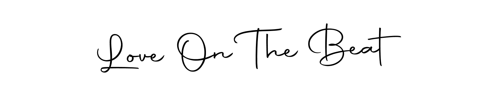 Once you've used our free online signature maker to create your best signature Autography-DOLnW style, it's time to enjoy all of the benefits that Love On The Beat name signing documents. Love On The Beat signature style 10 images and pictures png