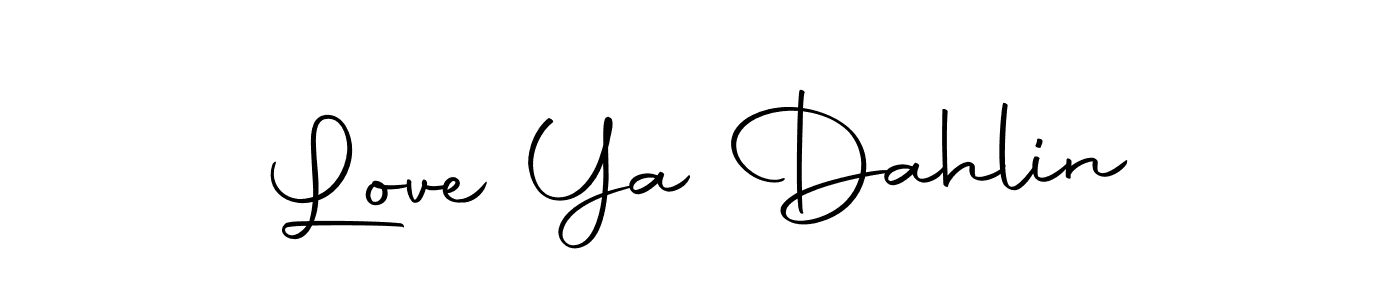 How to Draw Love Ya Dahlin signature style? Autography-DOLnW is a latest design signature styles for name Love Ya Dahlin. Love Ya Dahlin signature style 10 images and pictures png