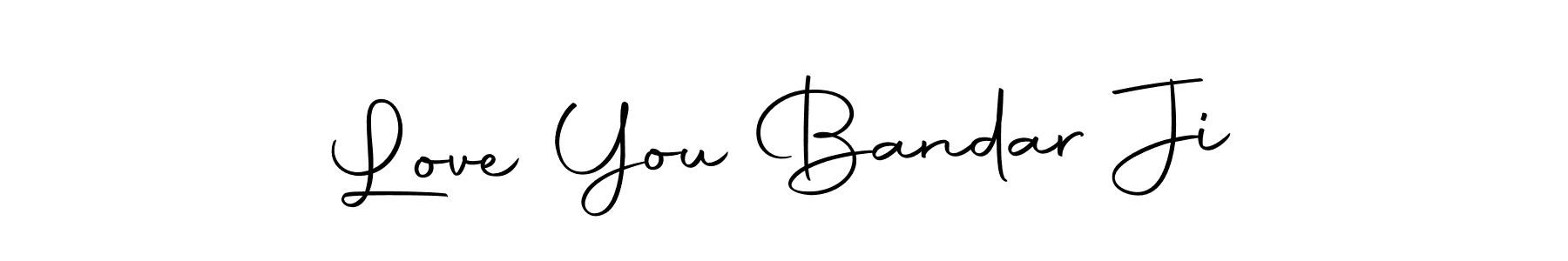 Love You Bandar Ji stylish signature style. Best Handwritten Sign (Autography-DOLnW) for my name. Handwritten Signature Collection Ideas for my name Love You Bandar Ji. Love You Bandar Ji signature style 10 images and pictures png