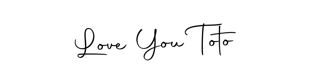 Use a signature maker to create a handwritten signature online. With this signature software, you can design (Autography-DOLnW) your own signature for name Love You Toto. Love You Toto signature style 10 images and pictures png