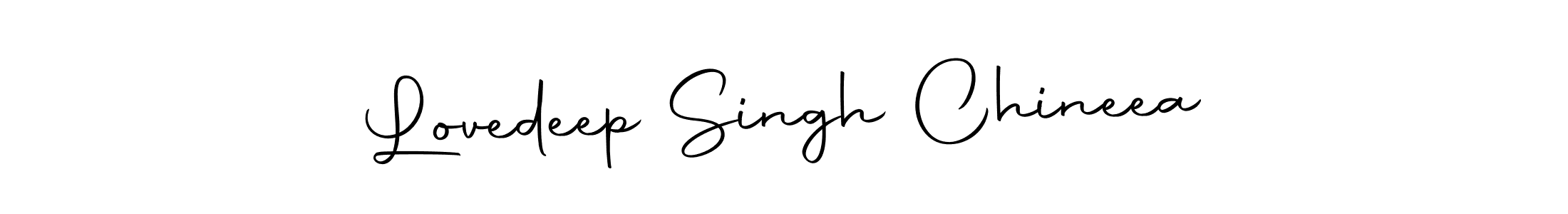 How to make Lovedeep Singh Chineea name signature. Use Autography-DOLnW style for creating short signs online. This is the latest handwritten sign. Lovedeep Singh Chineea signature style 10 images and pictures png