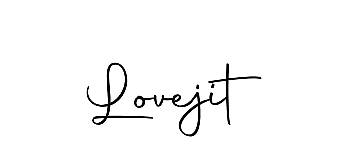 Make a beautiful signature design for name Lovejit. With this signature (Autography-DOLnW) style, you can create a handwritten signature for free. Lovejit signature style 10 images and pictures png