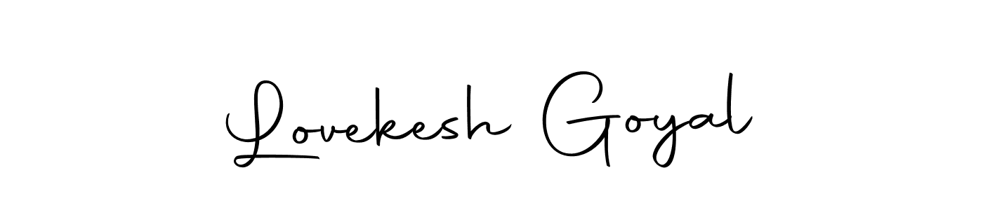 How to make Lovekesh Goyal name signature. Use Autography-DOLnW style for creating short signs online. This is the latest handwritten sign. Lovekesh Goyal signature style 10 images and pictures png