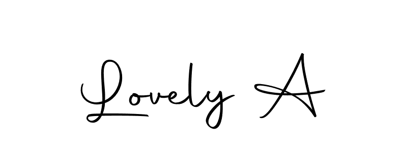 Here are the top 10 professional signature styles for the name Lovely A. These are the best autograph styles you can use for your name. Lovely A signature style 10 images and pictures png