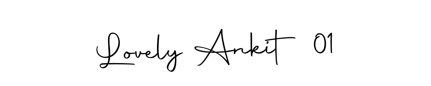 Design your own signature with our free online signature maker. With this signature software, you can create a handwritten (Autography-DOLnW) signature for name Lovely Ankit 01. Lovely Ankit 01 signature style 10 images and pictures png