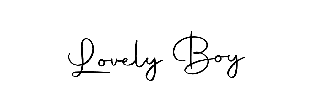 Create a beautiful signature design for name Lovely Boy. With this signature (Autography-DOLnW) fonts, you can make a handwritten signature for free. Lovely Boy signature style 10 images and pictures png