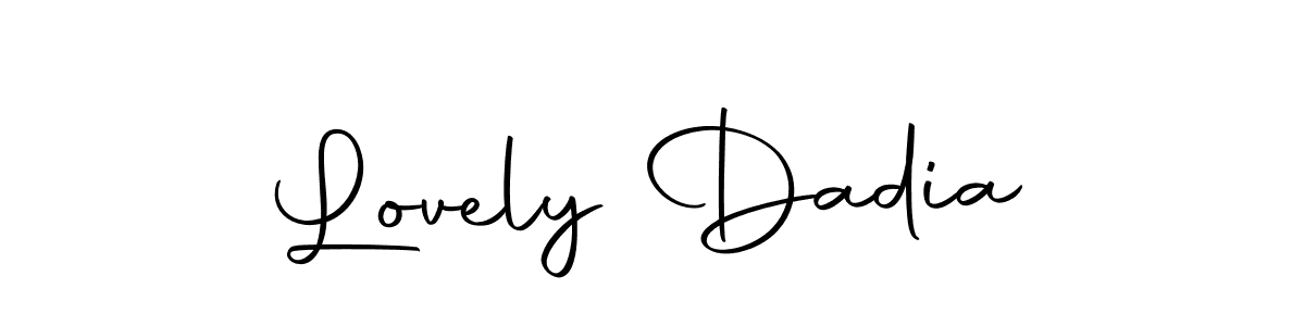 Check out images of Autograph of Lovely Dadia name. Actor Lovely Dadia Signature Style. Autography-DOLnW is a professional sign style online. Lovely Dadia signature style 10 images and pictures png