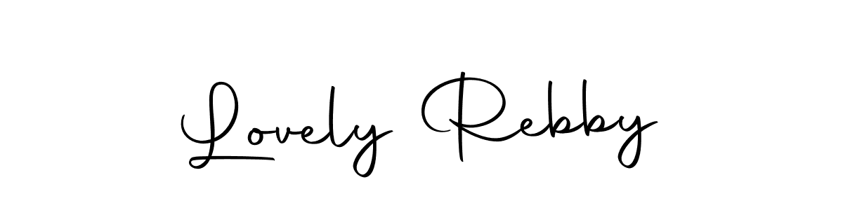 Similarly Autography-DOLnW is the best handwritten signature design. Signature creator online .You can use it as an online autograph creator for name Lovely Rebby. Lovely Rebby signature style 10 images and pictures png