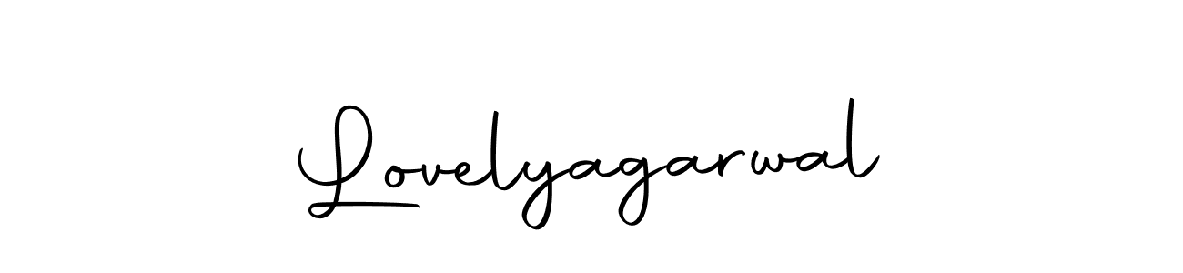 Make a beautiful signature design for name Lovelyagarwal. Use this online signature maker to create a handwritten signature for free. Lovelyagarwal signature style 10 images and pictures png