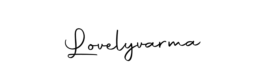 Create a beautiful signature design for name Lovelyvarma. With this signature (Autography-DOLnW) fonts, you can make a handwritten signature for free. Lovelyvarma signature style 10 images and pictures png