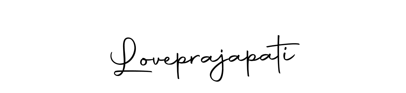 Loveprajapati stylish signature style. Best Handwritten Sign (Autography-DOLnW) for my name. Handwritten Signature Collection Ideas for my name Loveprajapati. Loveprajapati signature style 10 images and pictures png