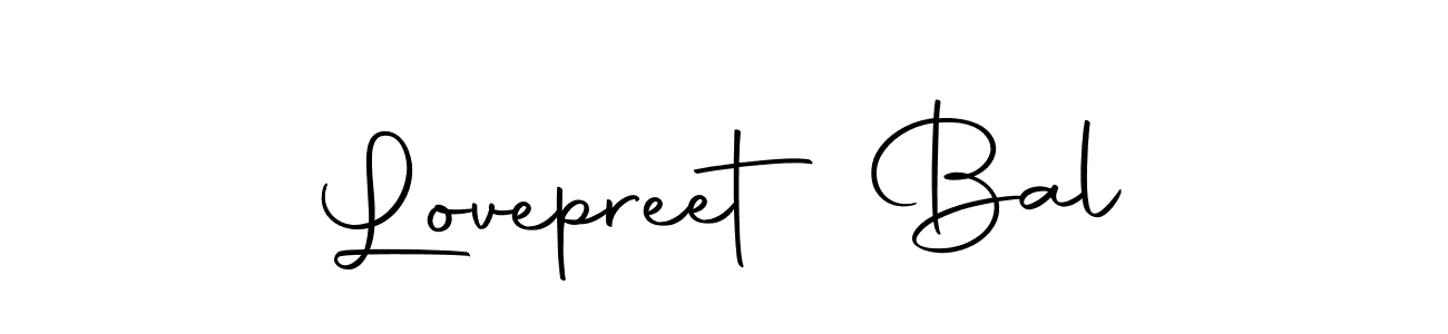 Also we have Lovepreet Bal name is the best signature style. Create professional handwritten signature collection using Autography-DOLnW autograph style. Lovepreet Bal signature style 10 images and pictures png