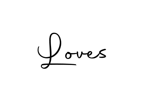 Create a beautiful signature design for name Loves. With this signature (Autography-DOLnW) fonts, you can make a handwritten signature for free. Loves signature style 10 images and pictures png