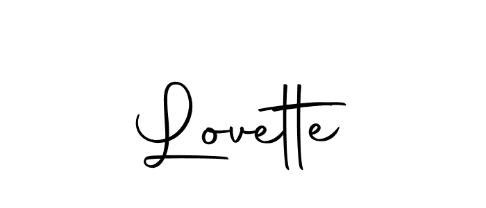 Use a signature maker to create a handwritten signature online. With this signature software, you can design (Autography-DOLnW) your own signature for name Lovette. Lovette signature style 10 images and pictures png