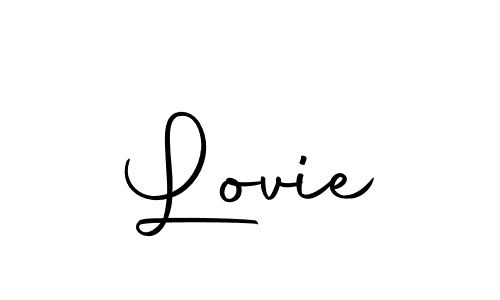Also we have Lovie name is the best signature style. Create professional handwritten signature collection using Autography-DOLnW autograph style. Lovie signature style 10 images and pictures png