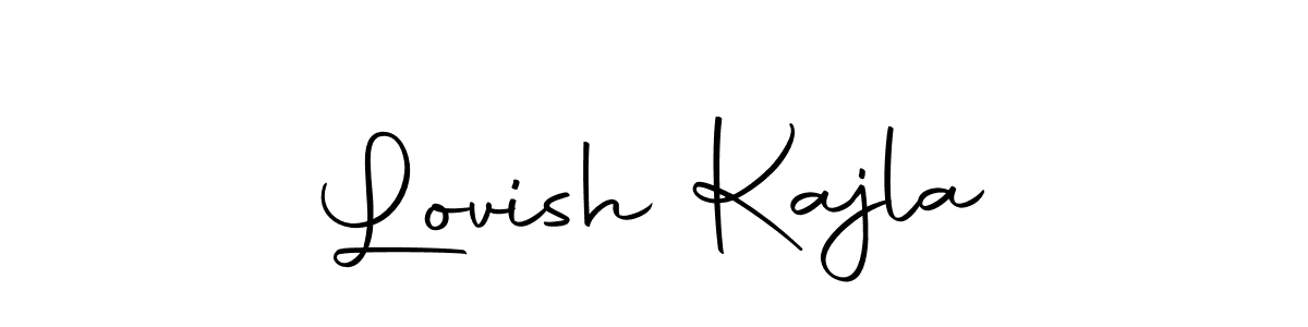 if you are searching for the best signature style for your name Lovish Kajla. so please give up your signature search. here we have designed multiple signature styles  using Autography-DOLnW. Lovish Kajla signature style 10 images and pictures png