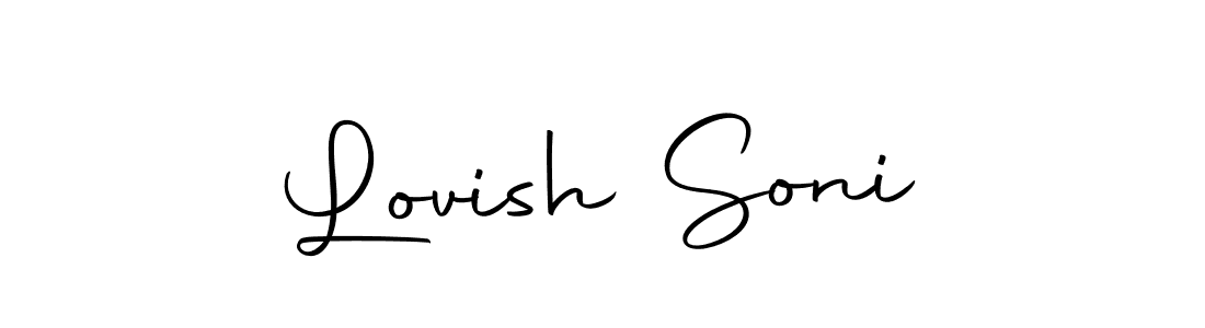 How to make Lovish Soni signature? Autography-DOLnW is a professional autograph style. Create handwritten signature for Lovish Soni name. Lovish Soni signature style 10 images and pictures png