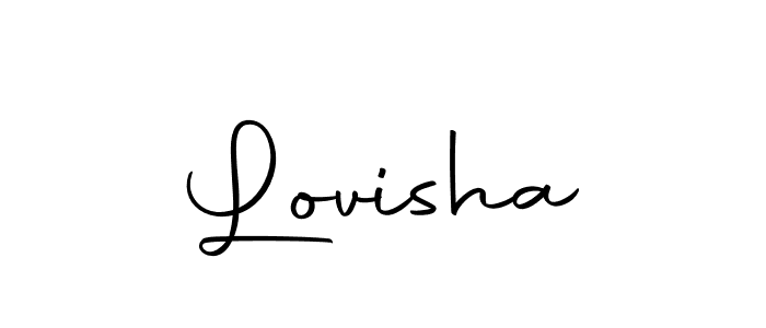 Make a beautiful signature design for name Lovisha. Use this online signature maker to create a handwritten signature for free. Lovisha signature style 10 images and pictures png