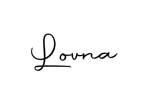 Make a beautiful signature design for name Lovna. With this signature (Autography-DOLnW) style, you can create a handwritten signature for free. Lovna signature style 10 images and pictures png