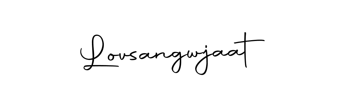 Design your own signature with our free online signature maker. With this signature software, you can create a handwritten (Autography-DOLnW) signature for name Lovsangwjaat. Lovsangwjaat signature style 10 images and pictures png