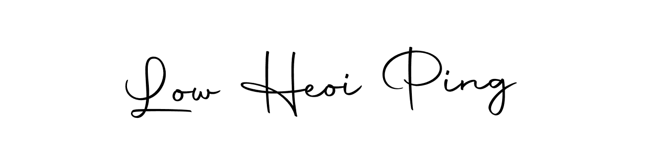 Make a beautiful signature design for name Low Heoi Ping. With this signature (Autography-DOLnW) style, you can create a handwritten signature for free. Low Heoi Ping signature style 10 images and pictures png