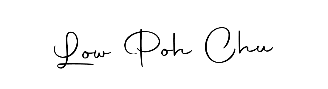 Create a beautiful signature design for name Low Poh Chu. With this signature (Autography-DOLnW) fonts, you can make a handwritten signature for free. Low Poh Chu signature style 10 images and pictures png