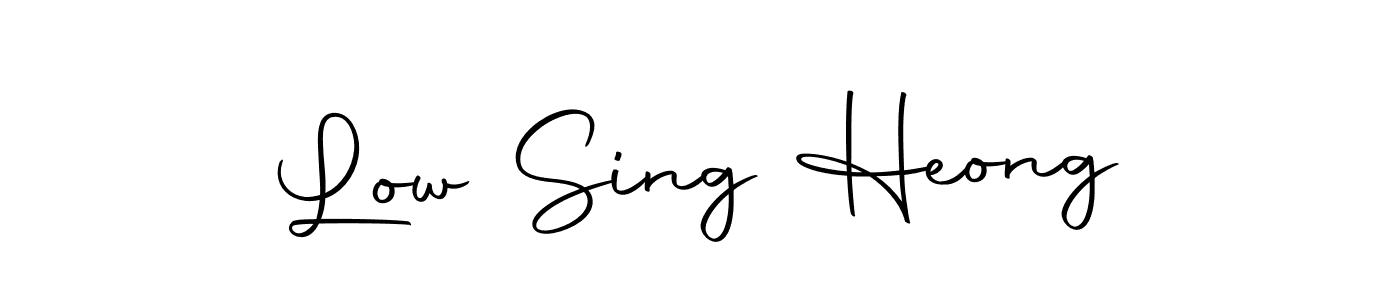 Autography-DOLnW is a professional signature style that is perfect for those who want to add a touch of class to their signature. It is also a great choice for those who want to make their signature more unique. Get Low Sing Heong name to fancy signature for free. Low Sing Heong signature style 10 images and pictures png