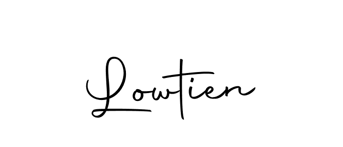 Make a beautiful signature design for name Lowtien. Use this online signature maker to create a handwritten signature for free. Lowtien signature style 10 images and pictures png