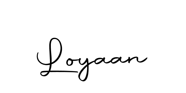 Also we have Loyaan name is the best signature style. Create professional handwritten signature collection using Autography-DOLnW autograph style. Loyaan signature style 10 images and pictures png