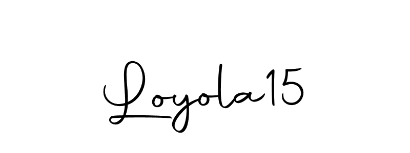 if you are searching for the best signature style for your name Loyola15. so please give up your signature search. here we have designed multiple signature styles  using Autography-DOLnW. Loyola15 signature style 10 images and pictures png