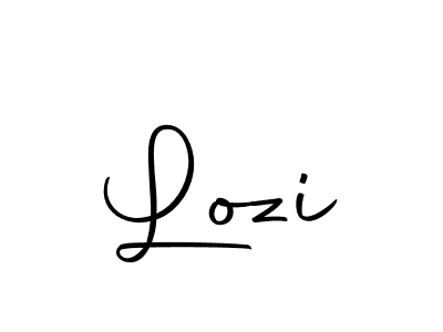 Make a beautiful signature design for name Lozi. With this signature (Autography-DOLnW) style, you can create a handwritten signature for free. Lozi signature style 10 images and pictures png