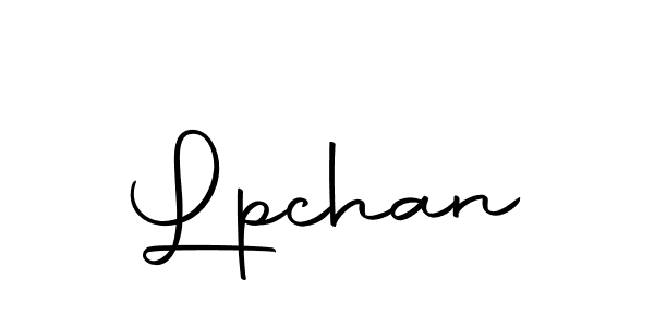 Design your own signature with our free online signature maker. With this signature software, you can create a handwritten (Autography-DOLnW) signature for name Lpchan. Lpchan signature style 10 images and pictures png